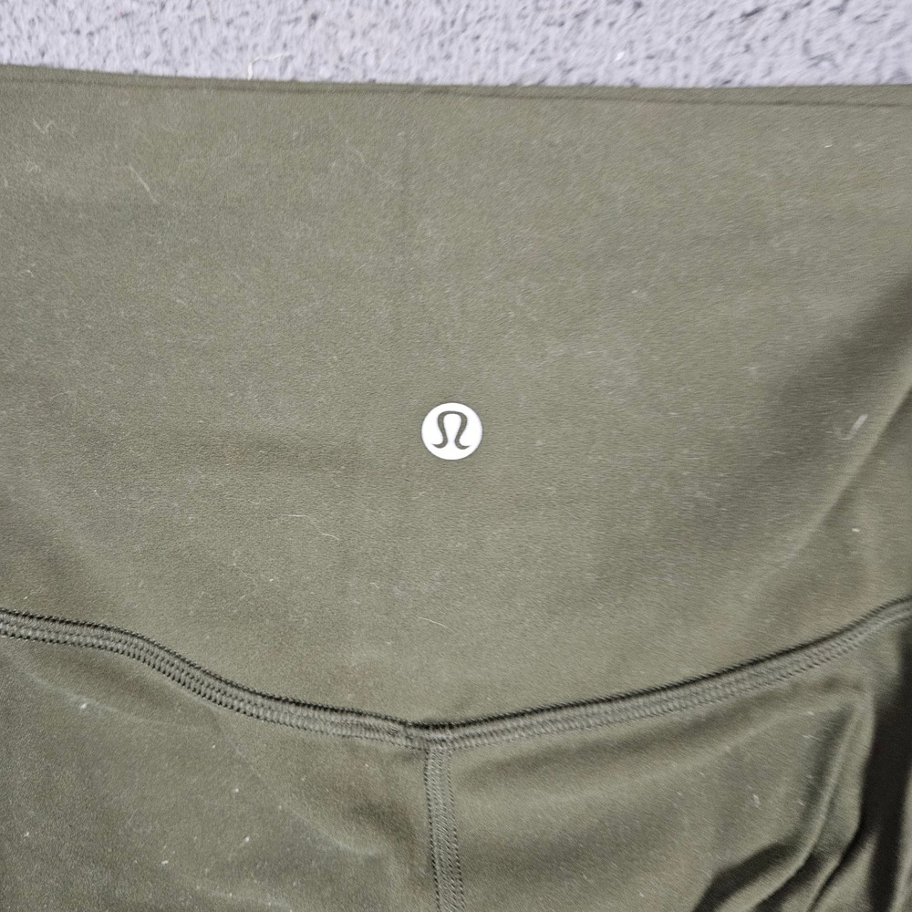 Lululemon Align High‎ Rise Crop Leggings Green Size 4 - Picture 7 of 8